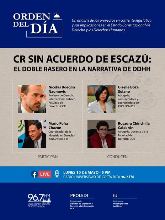 CR sin acuerdo Escazú_ el doble rasero en la narrativa de DDHH