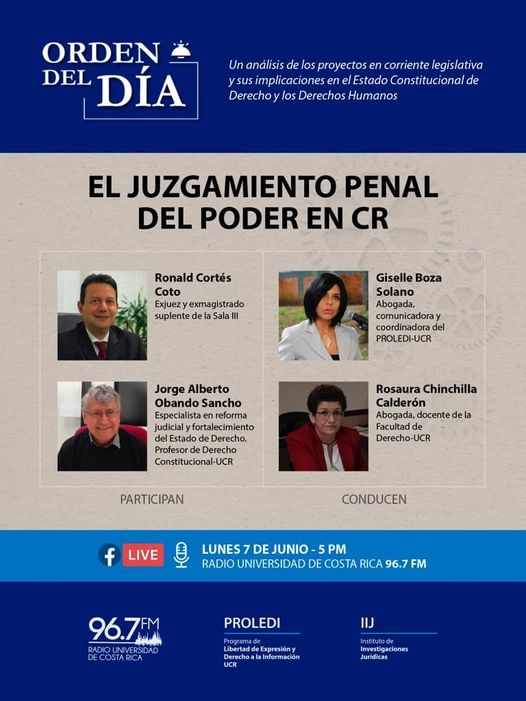 Juzgamiento penal del poder en CR