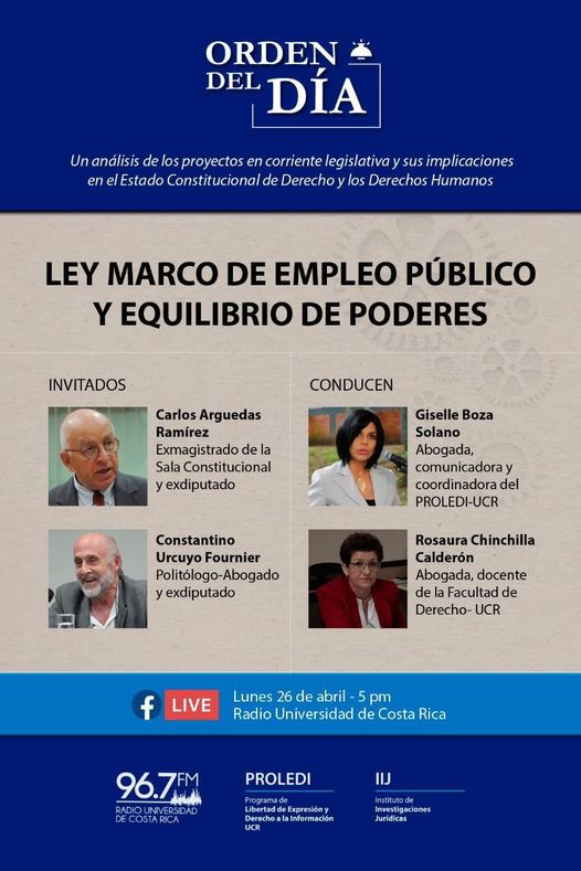 Ley marco empleo publico y equilibrio de poderes