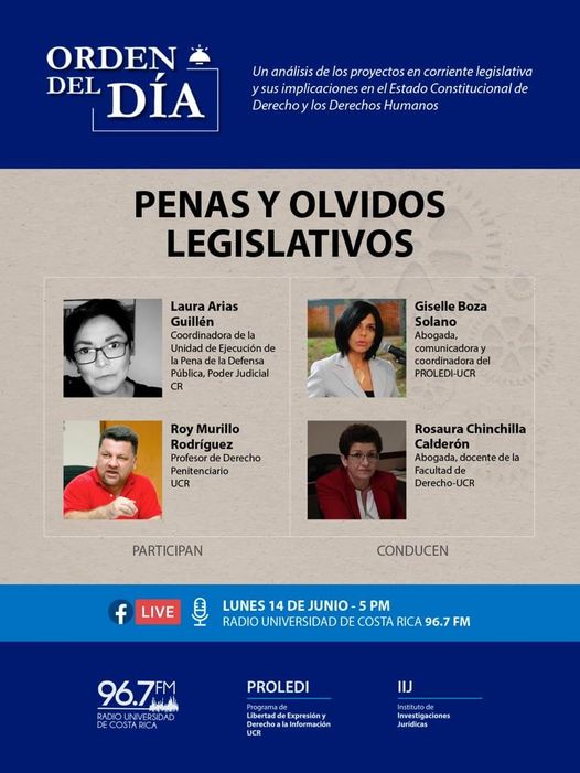 Penas y olvidos legislativos