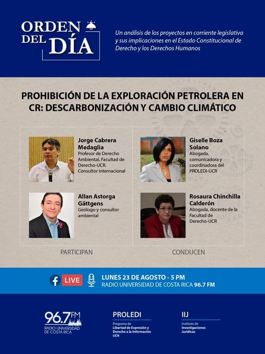 Prohibición de la exploracion petrolera en CR_ descarbonización y cambio climático
